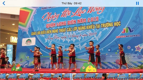 Các bé trường MN Phúc Đồng “bội thu” trong “ Ngày hội Lạc Hồng - tìm về nguồn cội” năm học 2018 - 2019.